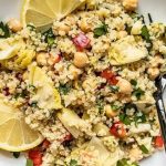 Salada de Alcachofra com Limão e Quinoa